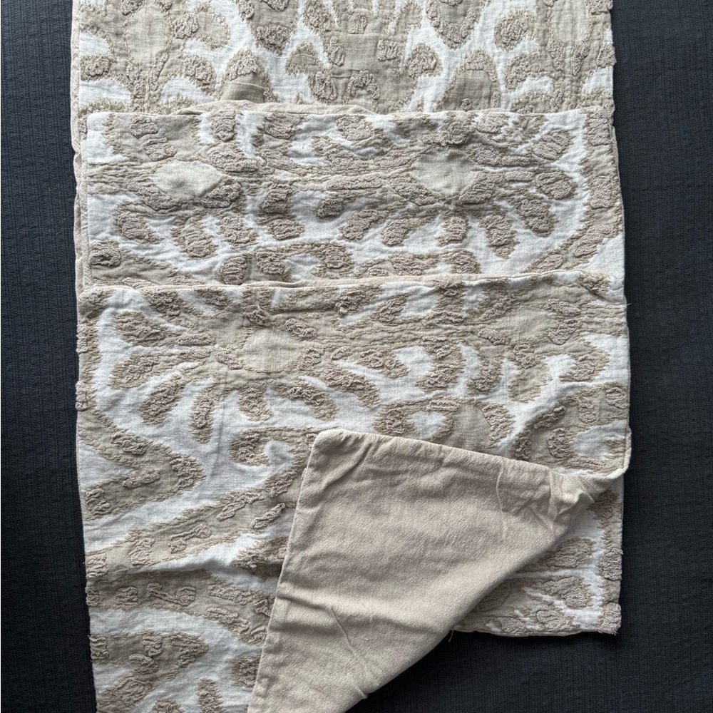 Neutral Beige & Cream Decorative Throw Pillow Covers- Home Accents 22” - Picture 2 of 3